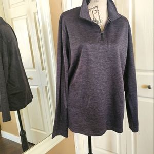 Head brand zip pullover
